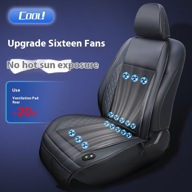 Coussin Ventilé Réfrigérant pour Voiture avec Ventilateur Intégré