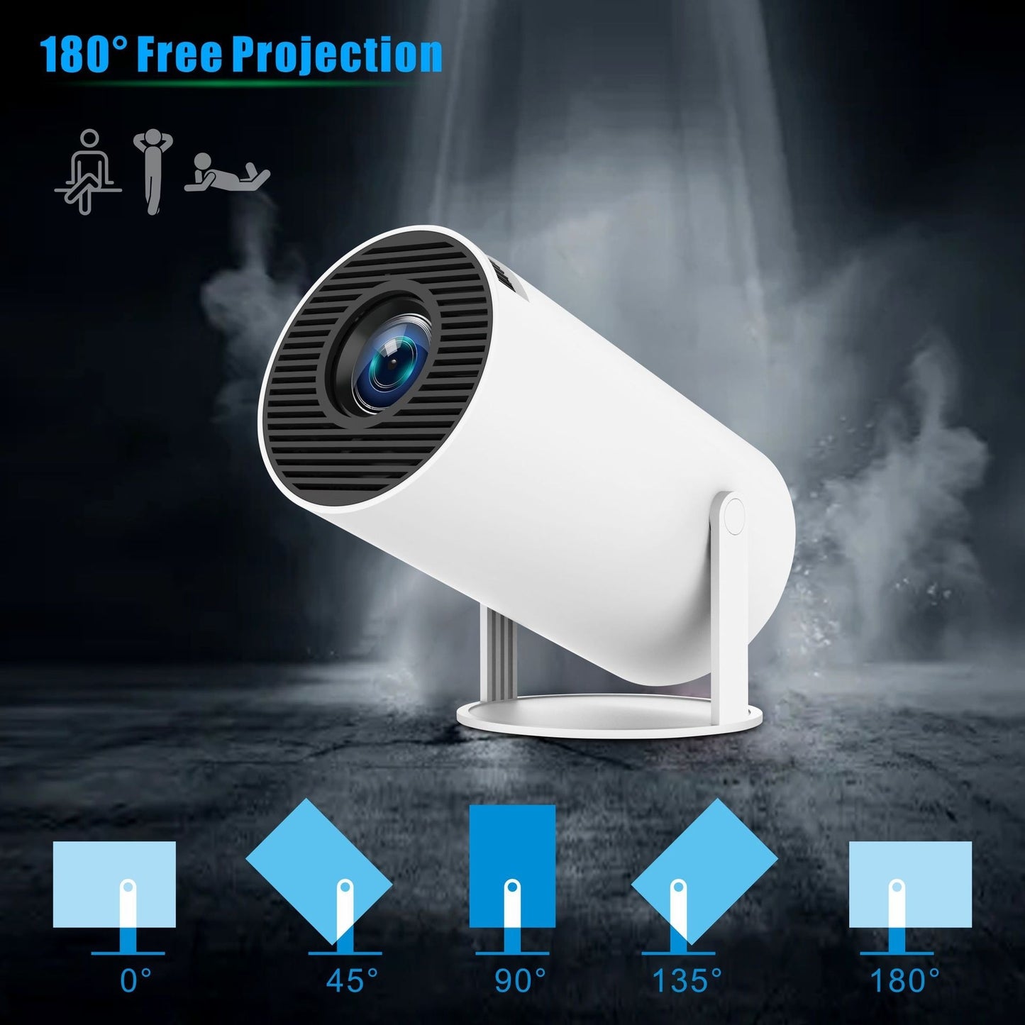 Vidéo Projecteur HY300 Pro – Cinéma à la Maison, Partout avec Vous