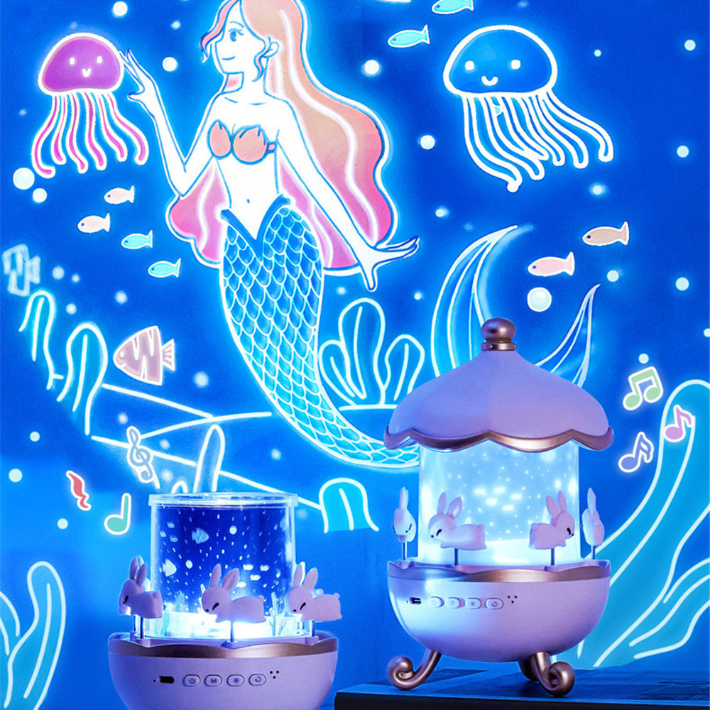 Lampe de Nuit Projecteur pour Enfants – 12 Films, Rotation 360°, Cadeau Anniversaire ou Noël