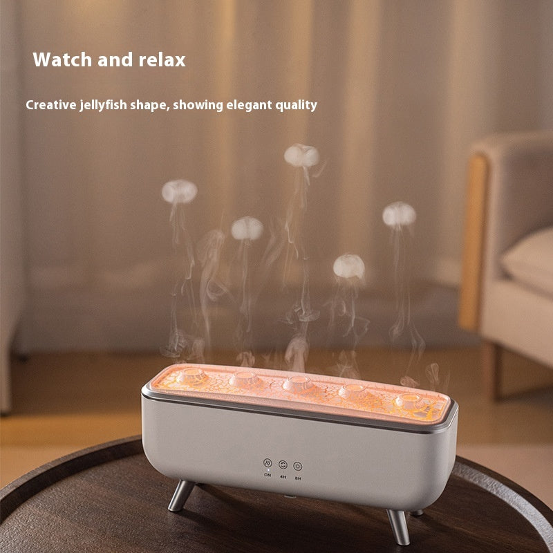 Diffuseur Ultrasonique Jellyfish – Anneaux de Fumée, Lumières Dynamiques & Capteur Sonore