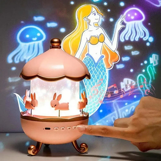 Lampe de Nuit Projecteur pour Enfants – 12 Films, Rotation 360°, Cadeau Anniversaire ou Noël