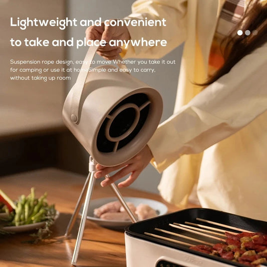 Hotte de Cuisine Portable  – Mini Extracteur de Fumée USB pour Bureau & Barbecue