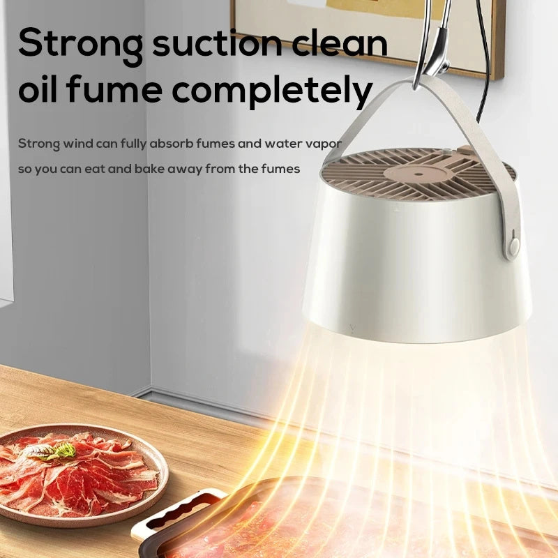 Hotte de Cuisine Portable  – Mini Extracteur de Fumée USB pour Bureau & Barbecue