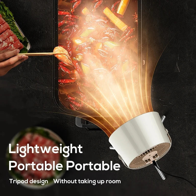 Hotte de Cuisine Portable  – Mini Extracteur de Fumée USB pour Bureau & Barbecue