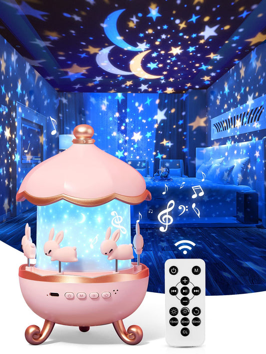 Lampe de Nuit Projecteur pour Enfants – 12 Films, Rotation 360°, Cadeau Anniversaire ou Noël