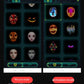 Masque Lumineux LED Multicolore – Effet Visage Changeant pour Soirées & Halloween