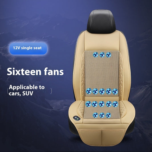 Coussin Ventilé Réfrigérant pour Voiture avec Ventilateur Intégré