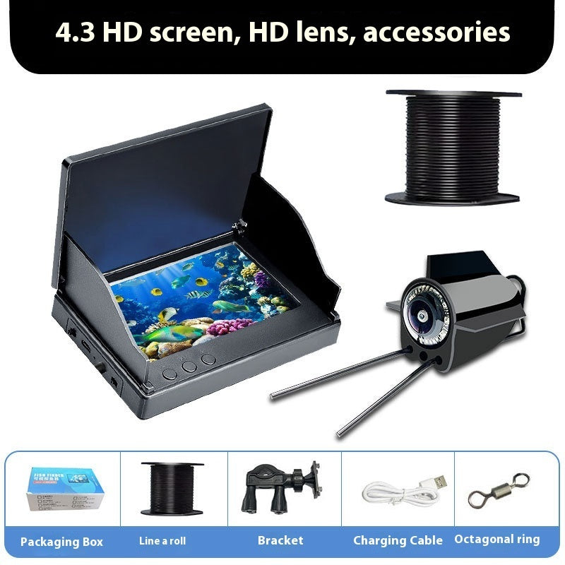 Caméra Sous-Marine HD avec Sonde Température – Pêchez avec Précision !