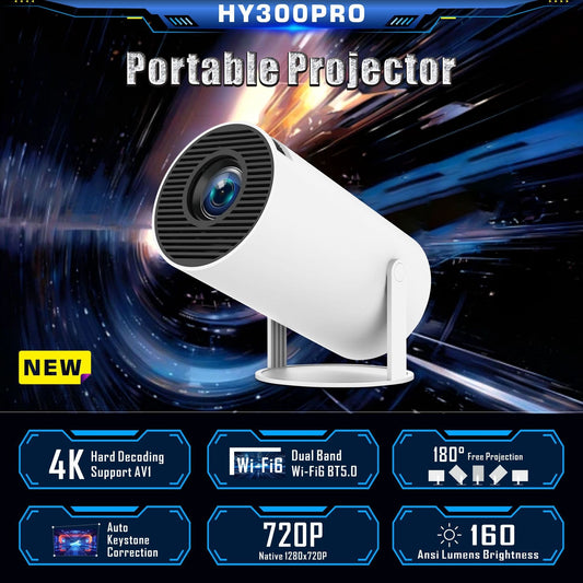 Vidéo Projecteur HY300 Pro – Cinéma à la Maison, Partout avec Vous